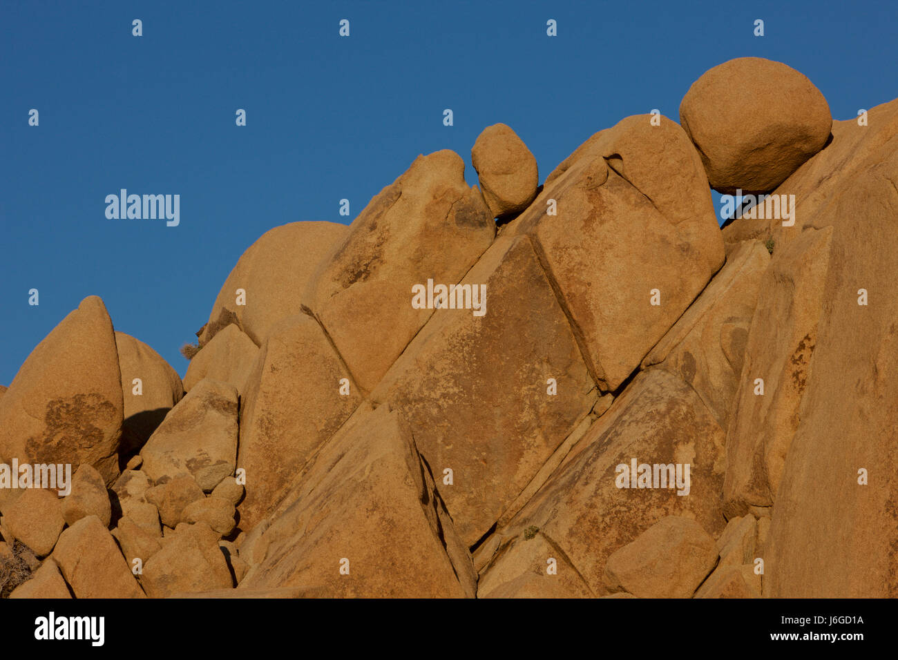 Jumbo Rocks, Joshua Tree NP, California Stock Photo