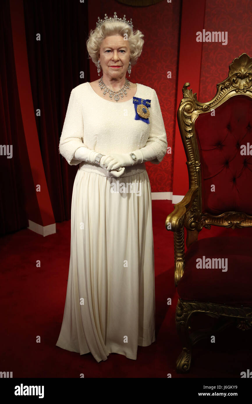 Waxwork queen hires stock photography and images Alamy