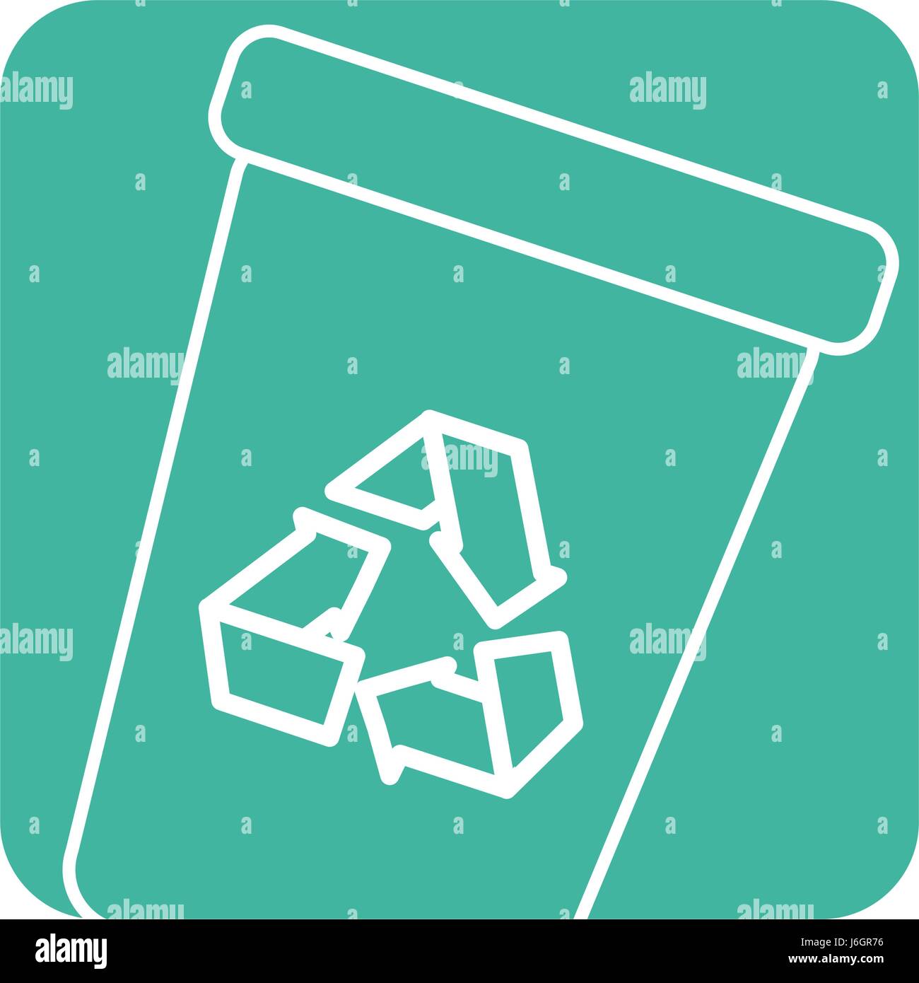 label recycle can trash to care environment Stock Vector Image & Art