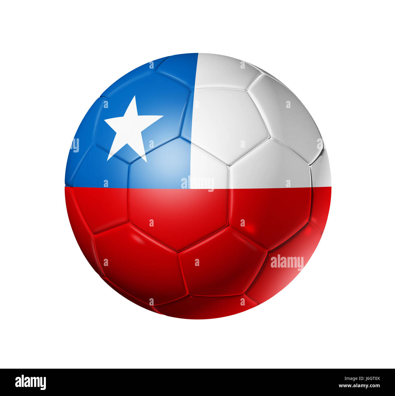 ball flag chile sport sports soccer football cup blue sport sports game Stock Photo