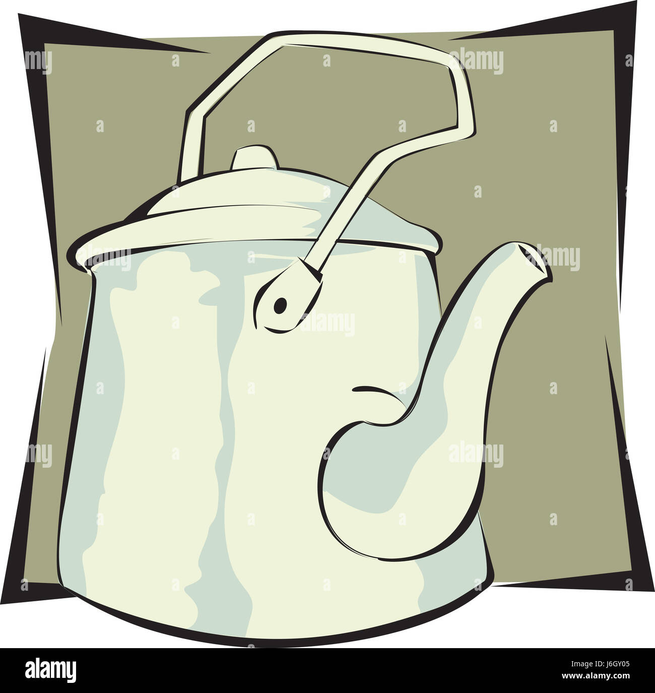 tea kettle metal flame flames handle water style steam silver