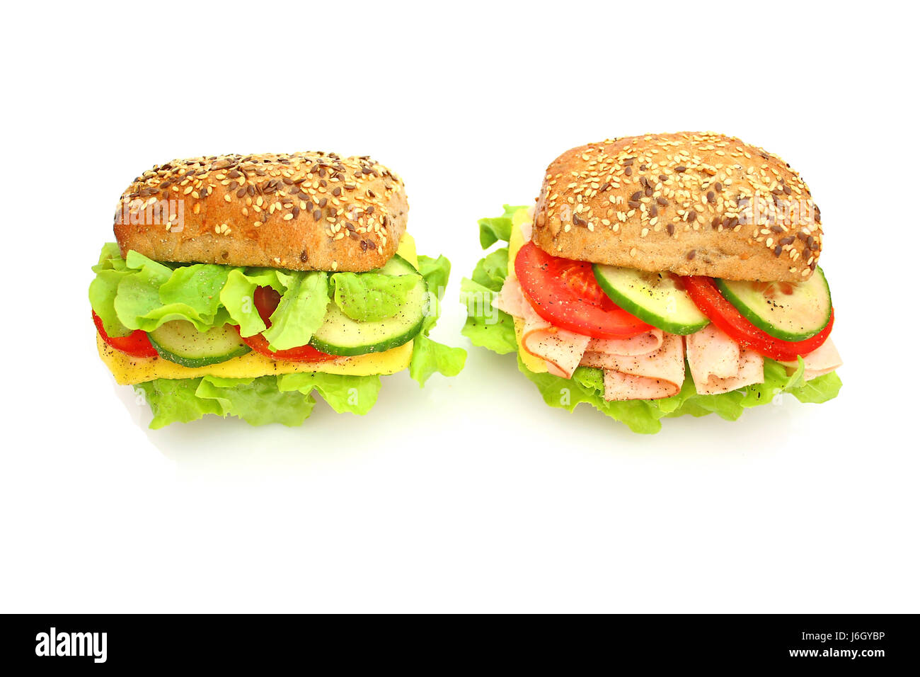 sandwich brtchen essen fast food belegtes nahrung mahlzeit sandwich brtchen Stock Photo