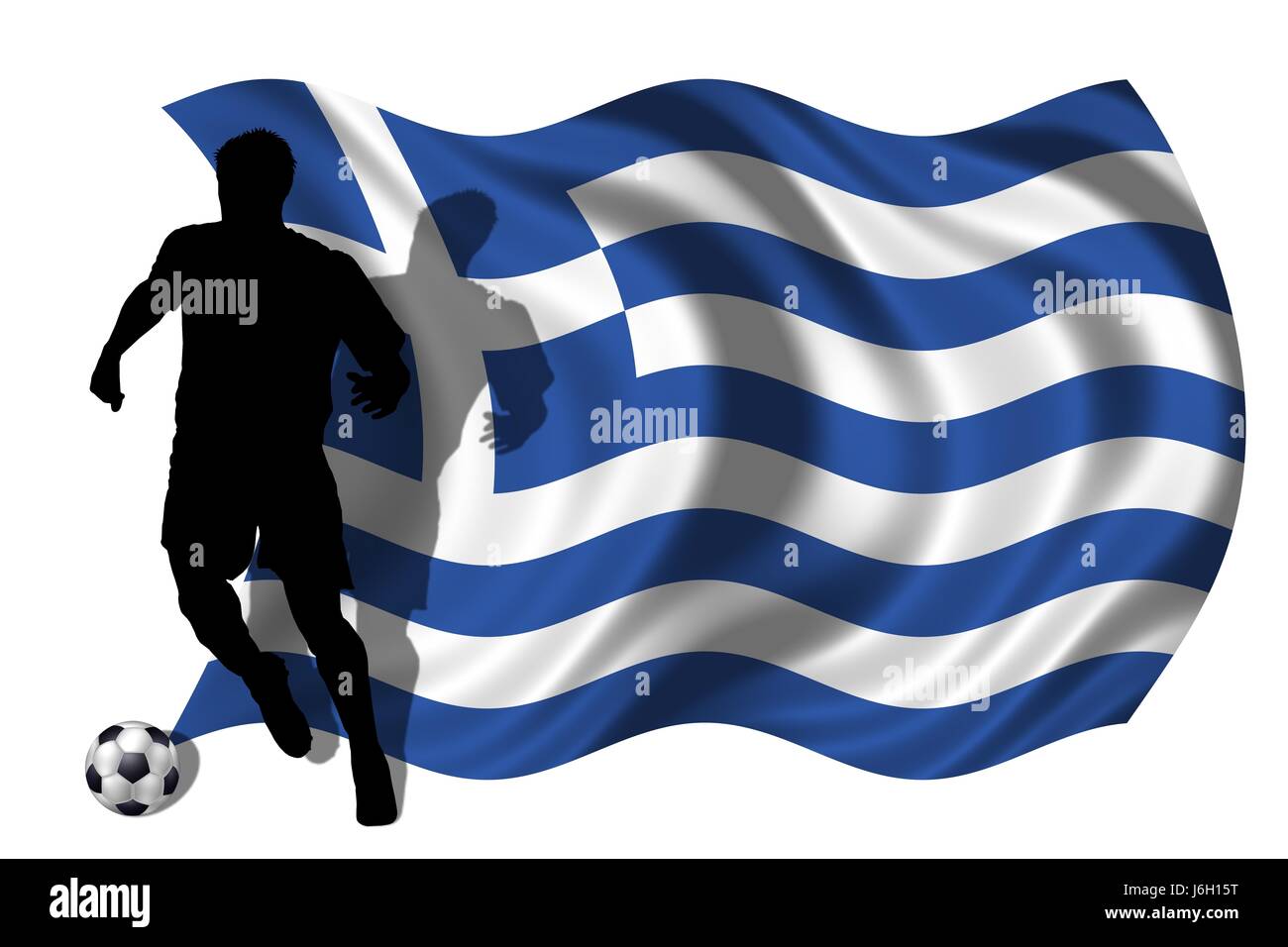 greece flag bigots ball greece illustration flag onlooker contest world Stock Photo