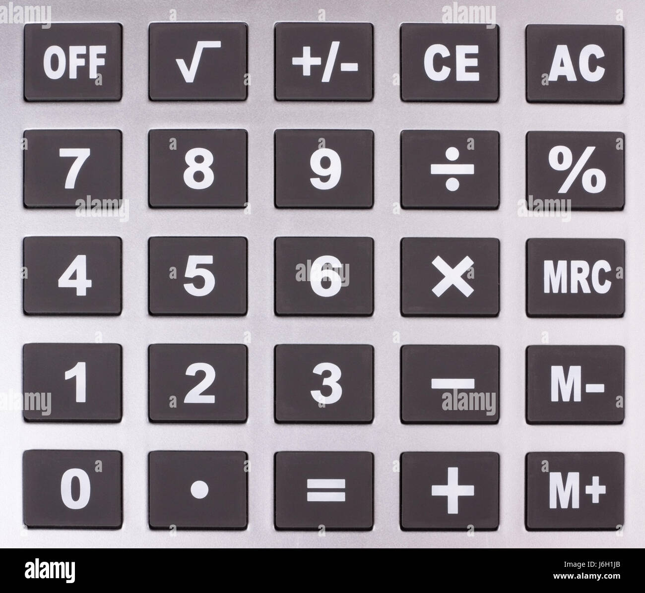 keyboard of calculator Stock Photo Alamy