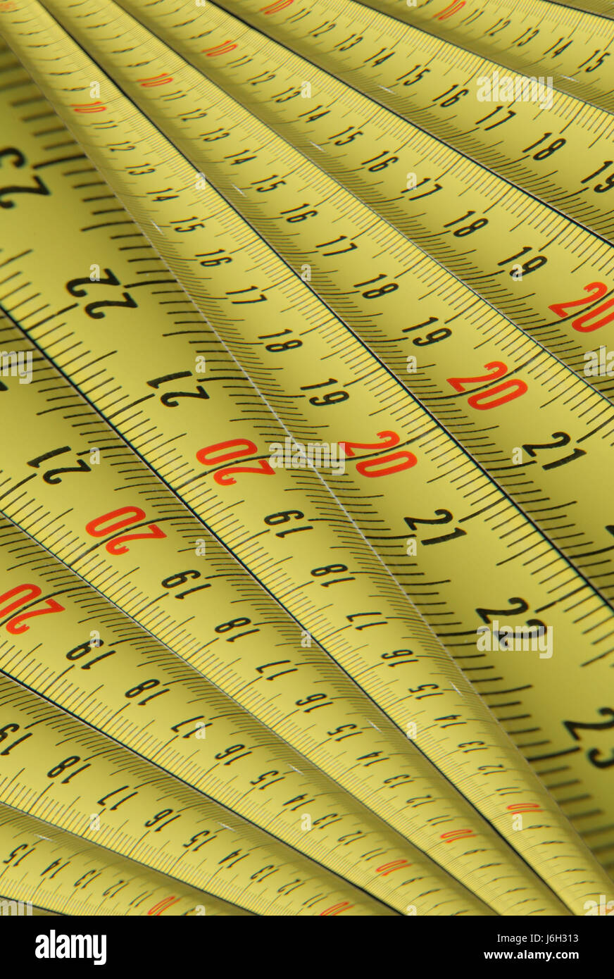 measuring tapes Stock Photo