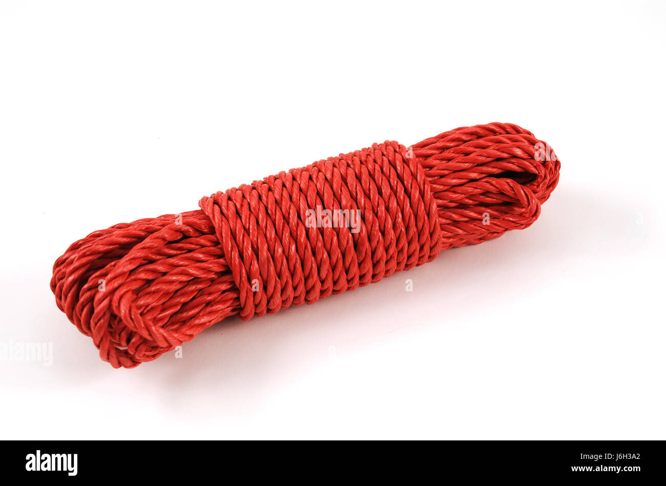 coil rope cord loop threads coil cotton nylon rope red twine tie