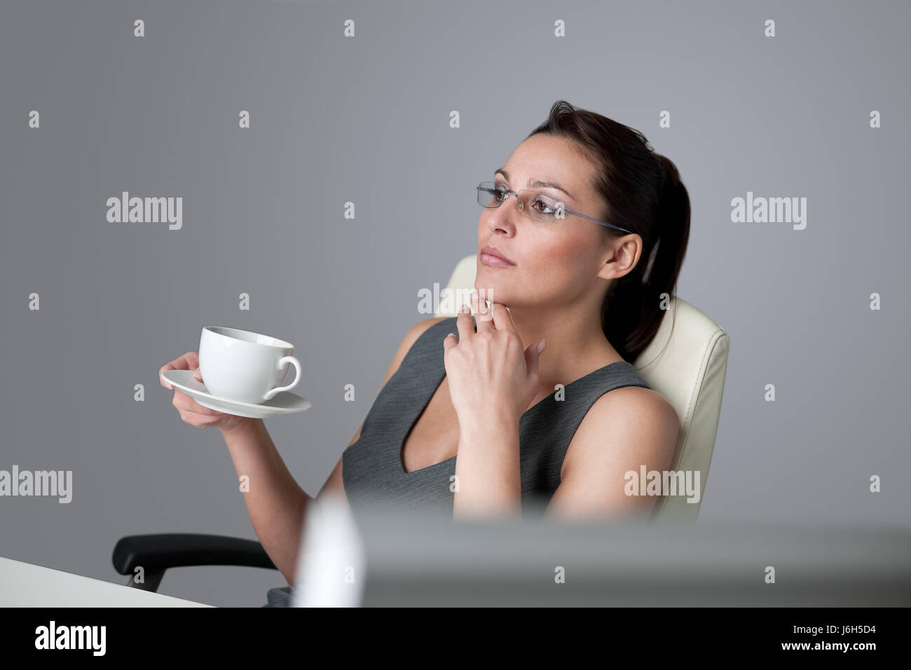 woman office successful succesful leader captain chieftain chief boss ...