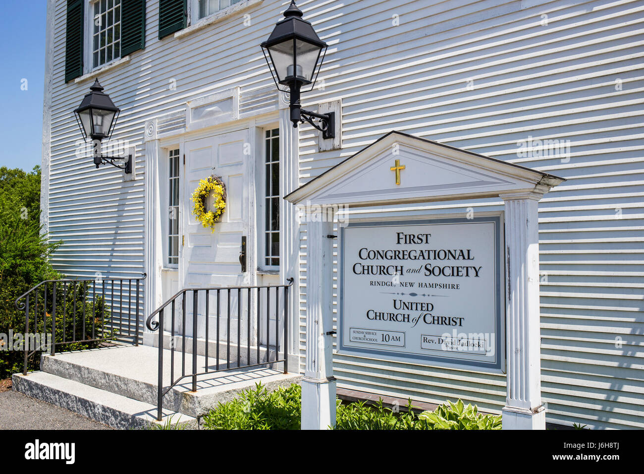 First Congregational Church of Rindge, New Hampshire Stock Photo Alamy
