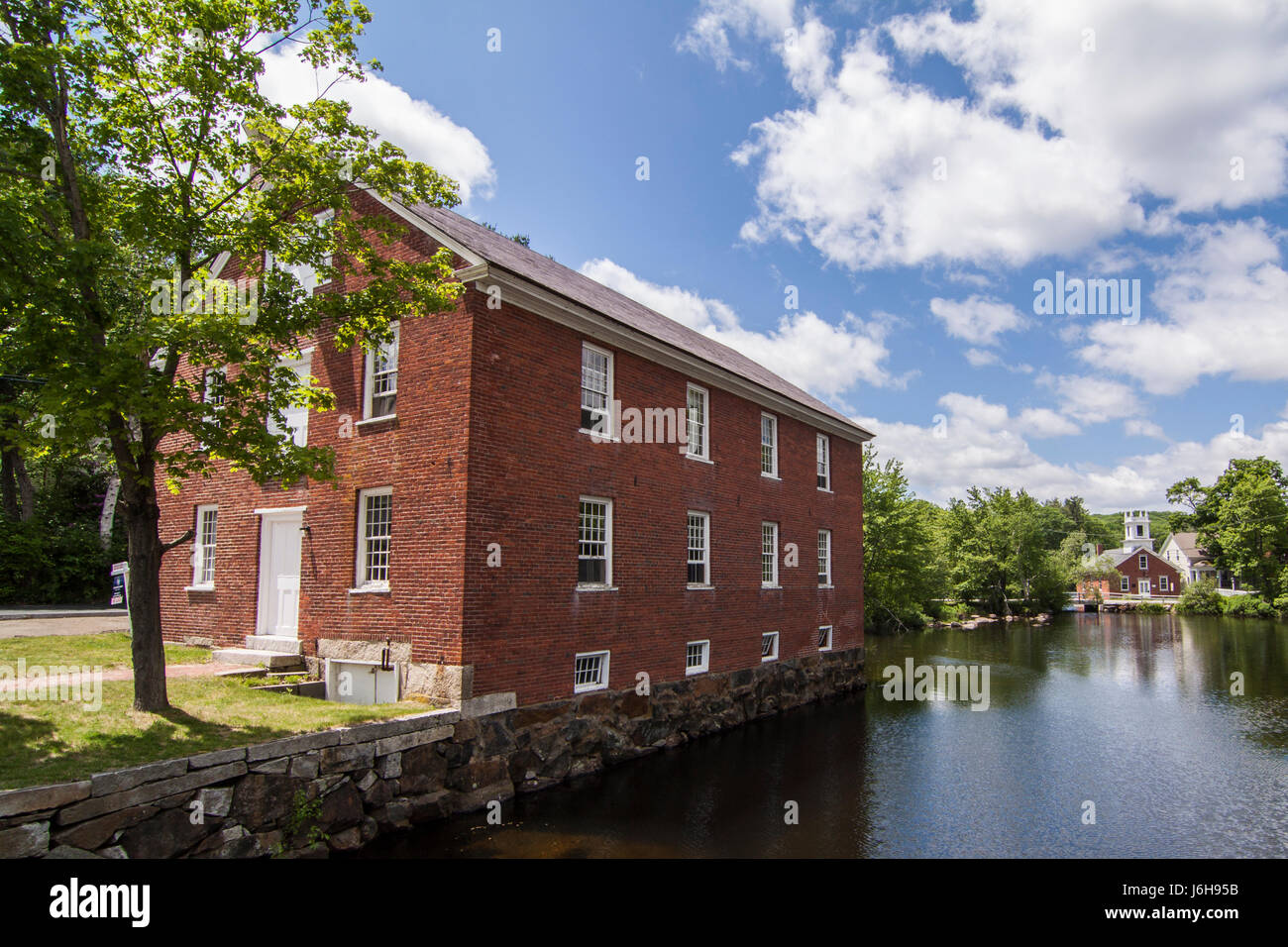 Harrisville Pond in Harrisville, New Hampshire Stock Photo Alamy