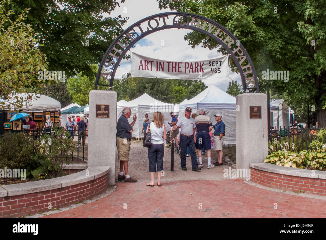 Art in the Park in Keene, New Hampshire Stock Photo Alamy
