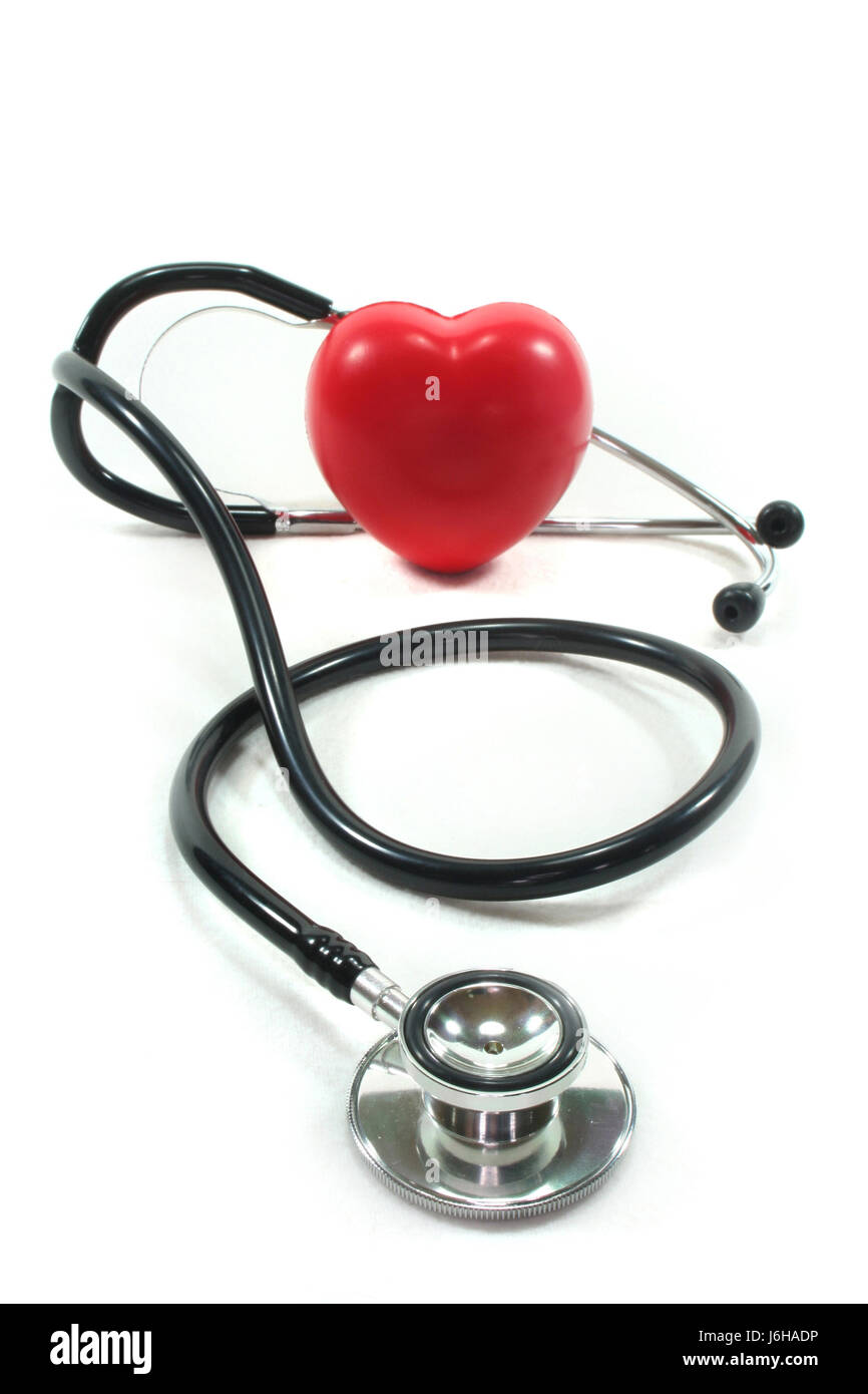 stethoscope beating of the heart lovelorn cardiac defect heart heartache doctor Stock Photo Alamy