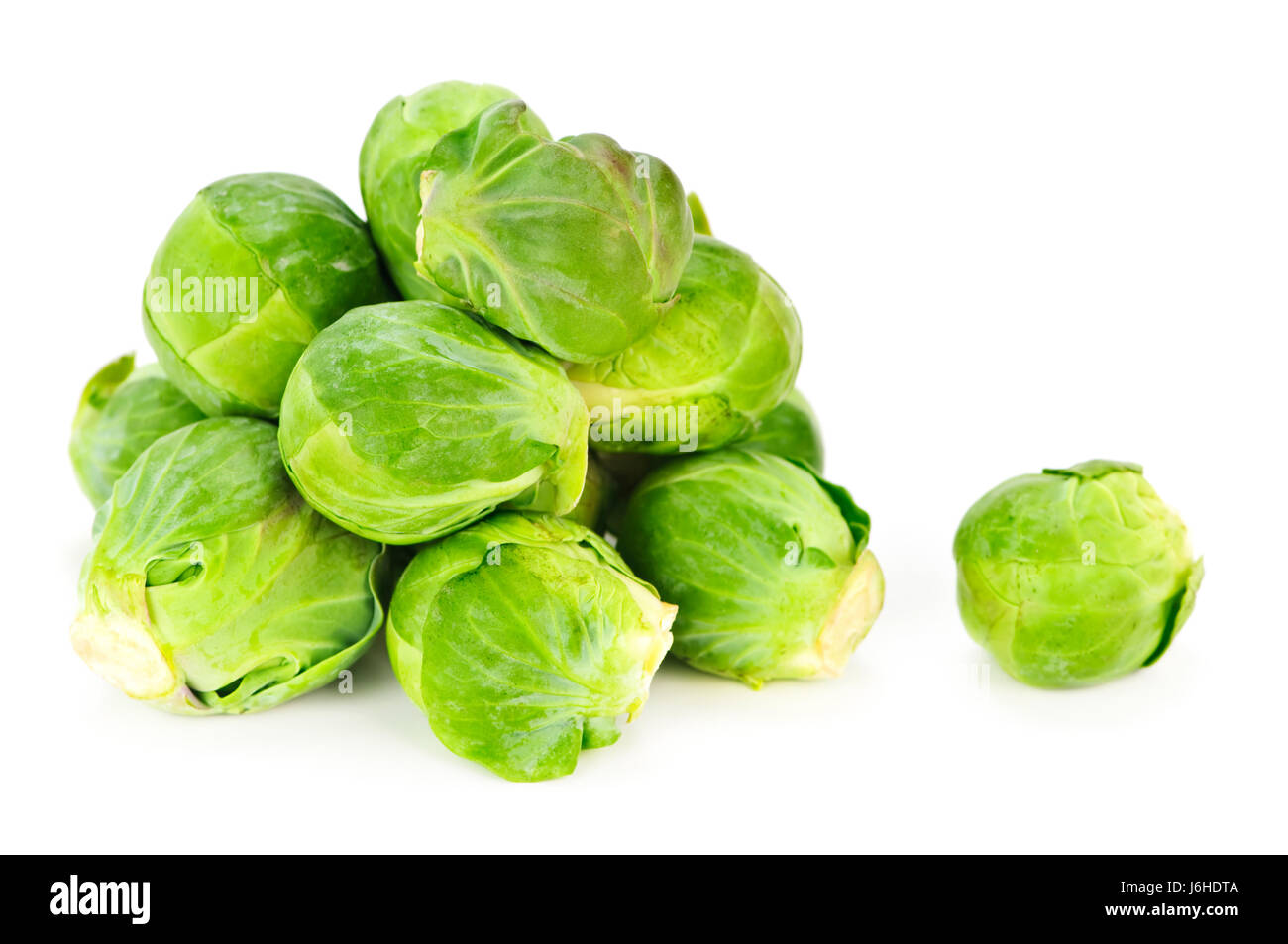 food aliment brussels vegetable organic sprouts green close some several a few Stock Photo