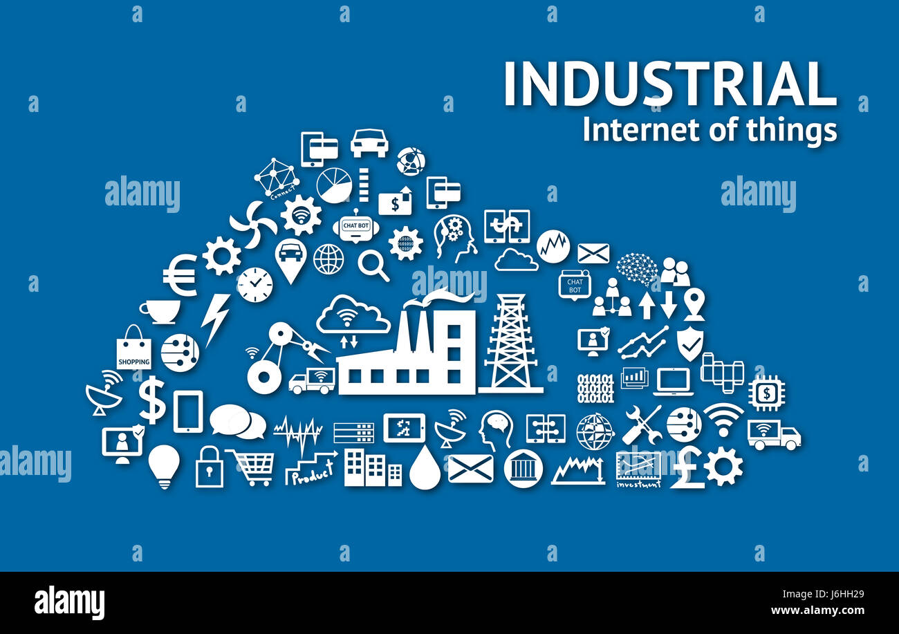 Industrial 4.0 Cyber Physical Systems concept , Gears , Internet of ...