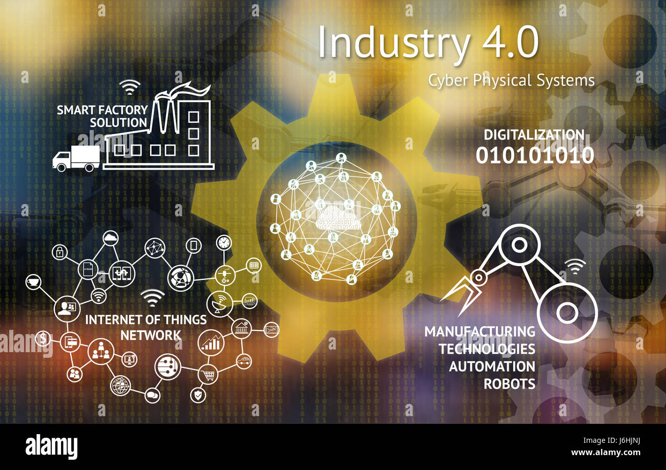 Industrial 4 0 cyber physical systems hi-res stock photography and ...