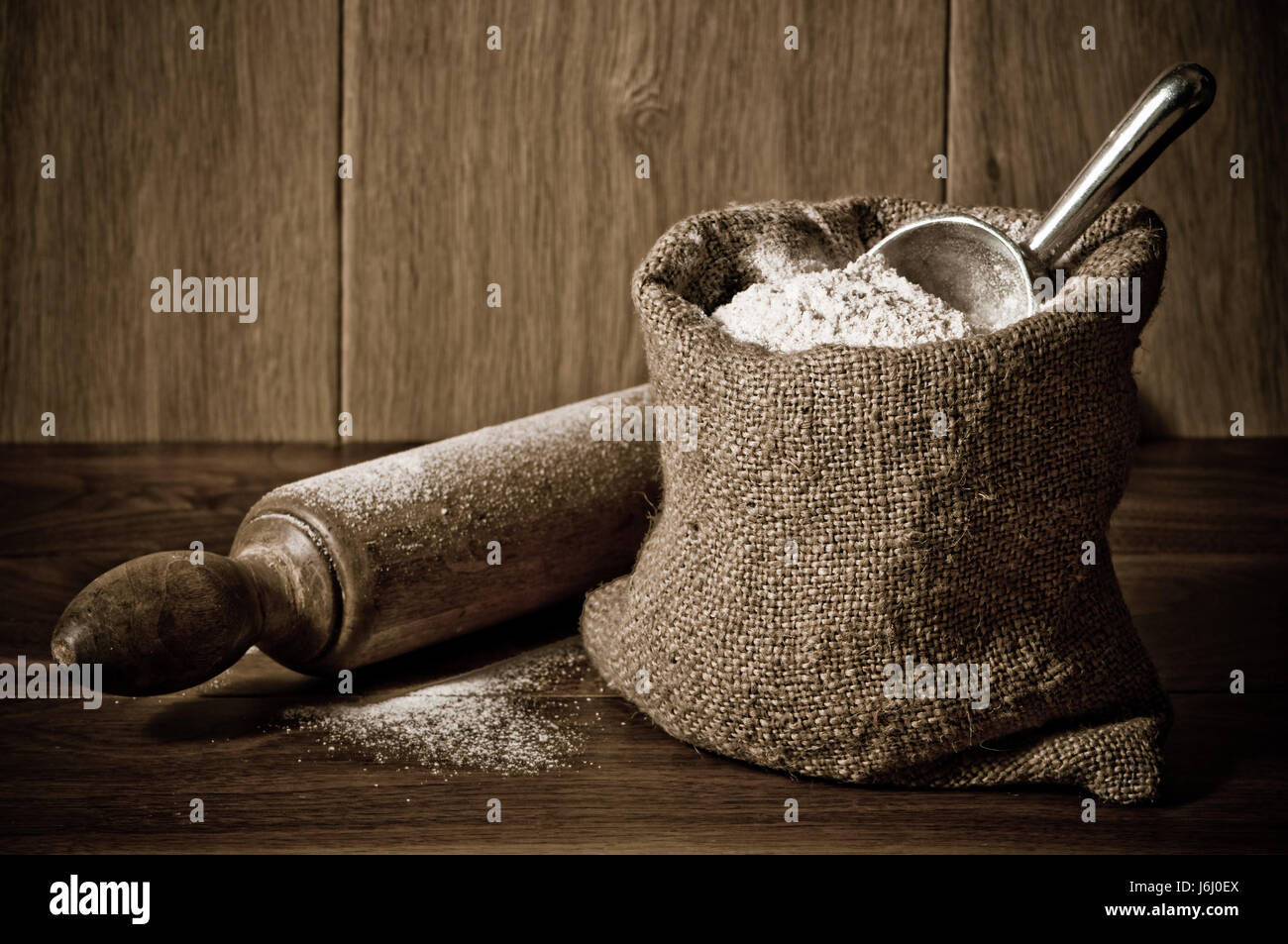 Frame Flour Vintage sack hi-res stock photography and images - Alamy