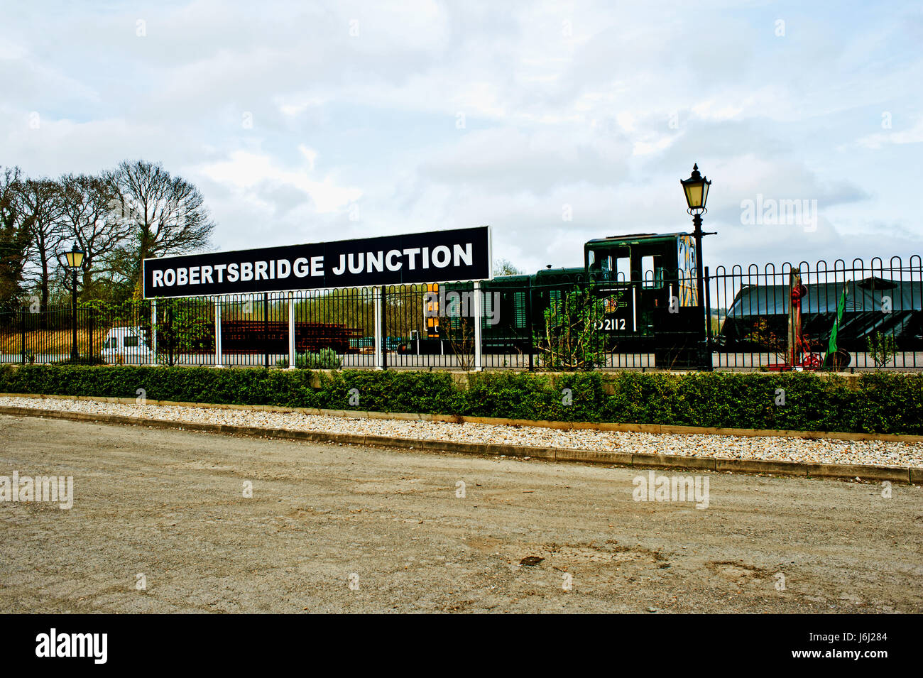 Robertsbridge Junction station, Rother Valley Railway, Robertsbridge, East Sussex Stock Photo