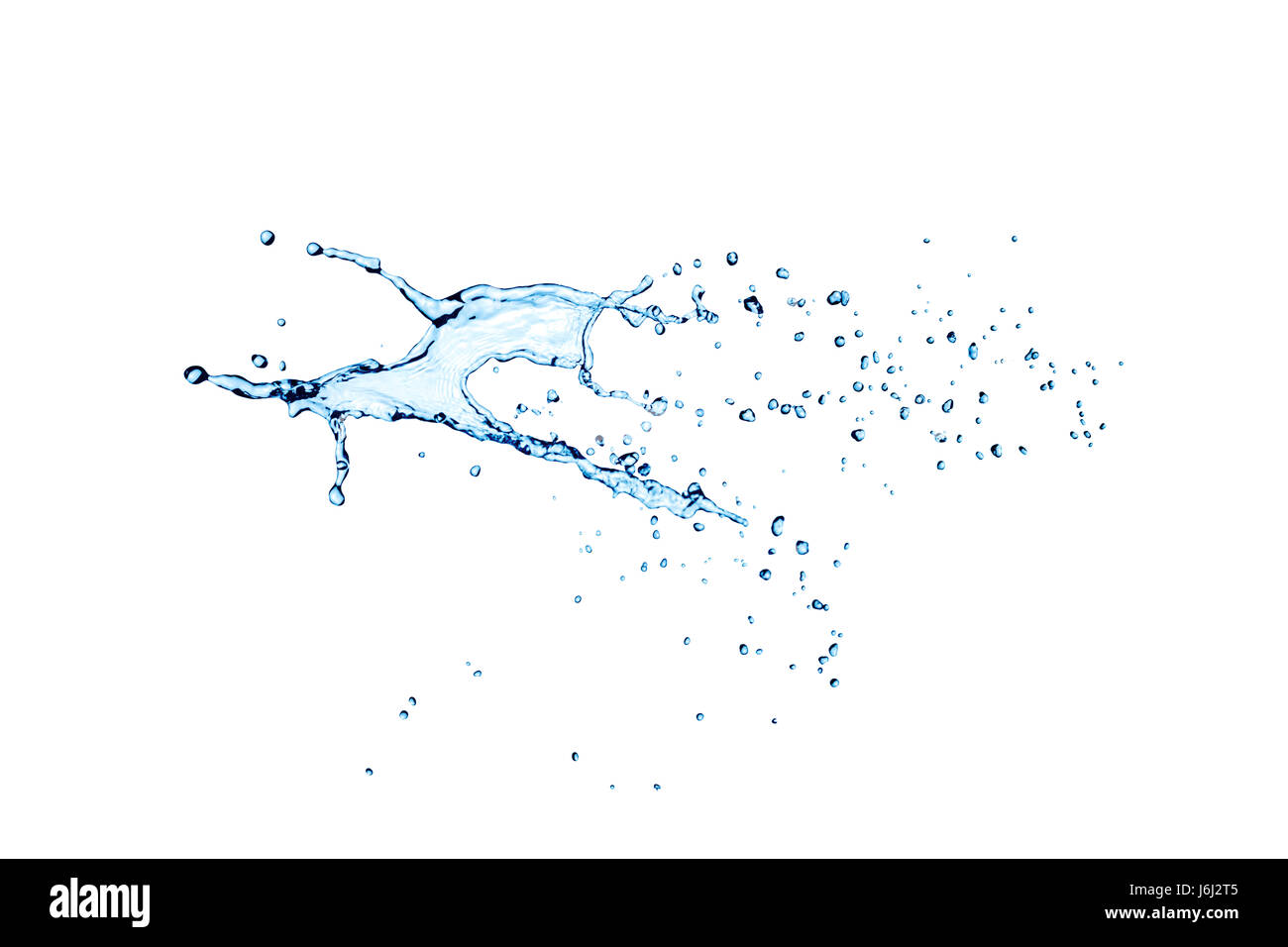 water drops isolated on white background Stock Photo - Alamy