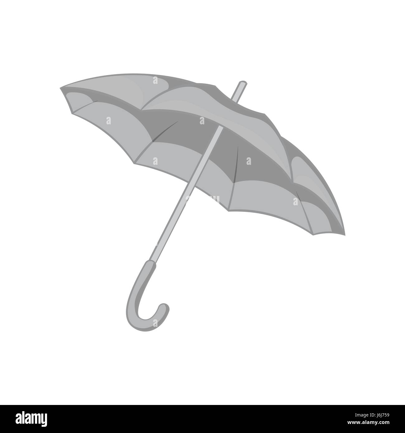 Umbrella icon, black monochrome style Stock Vector Image & Art - Alamy