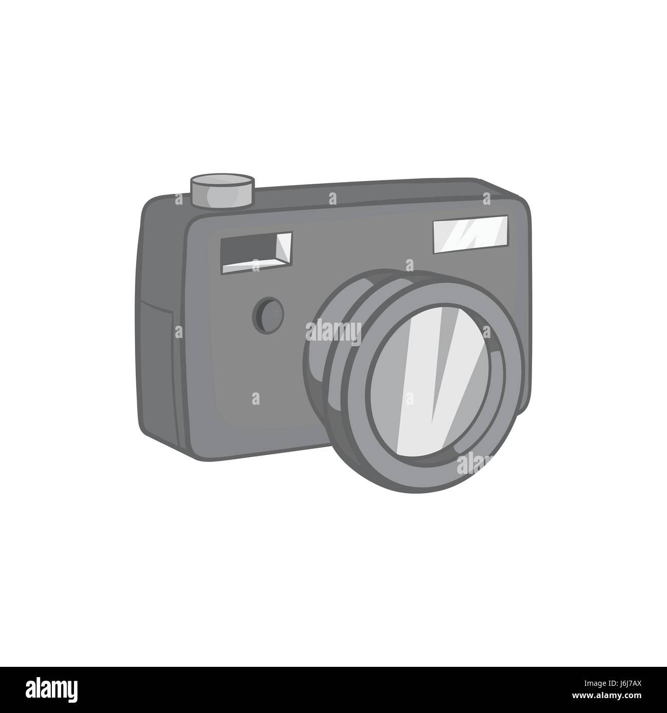 Camera icon, black monochrome style Stock Vector Image & Art - Alamy
