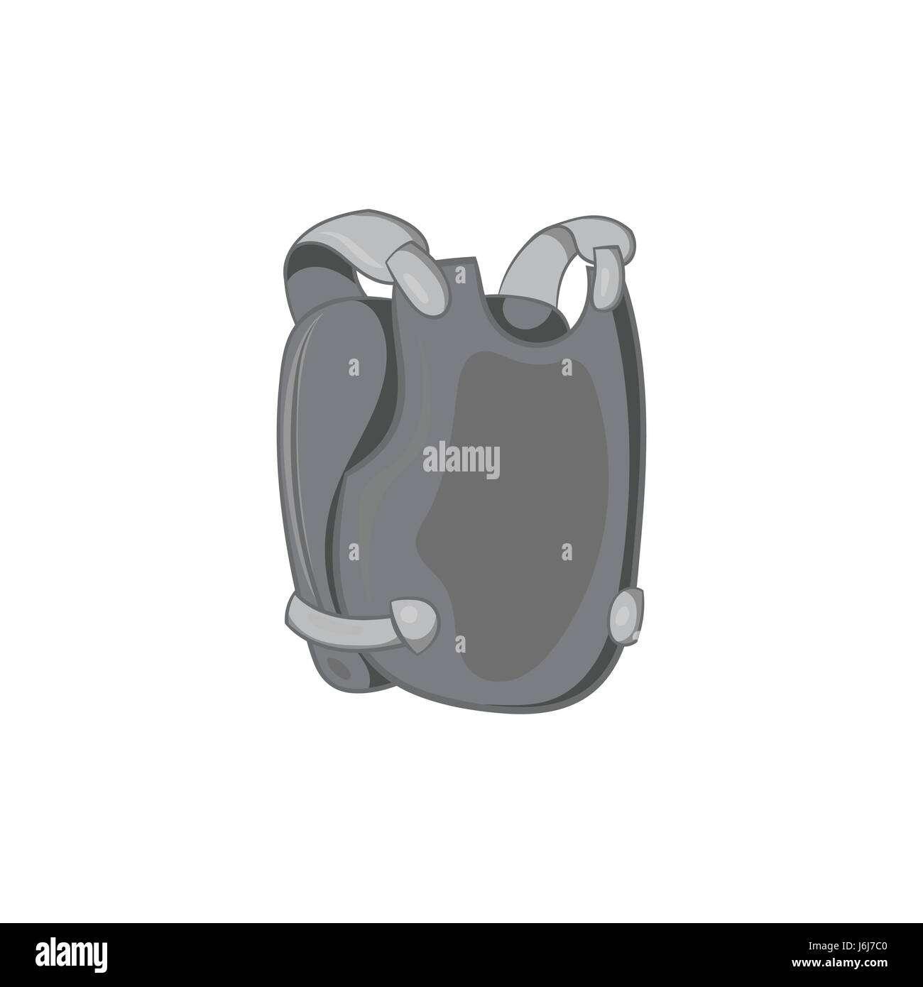 Paintball vest icon, black monochrome style Stock Vector Image & Art ...