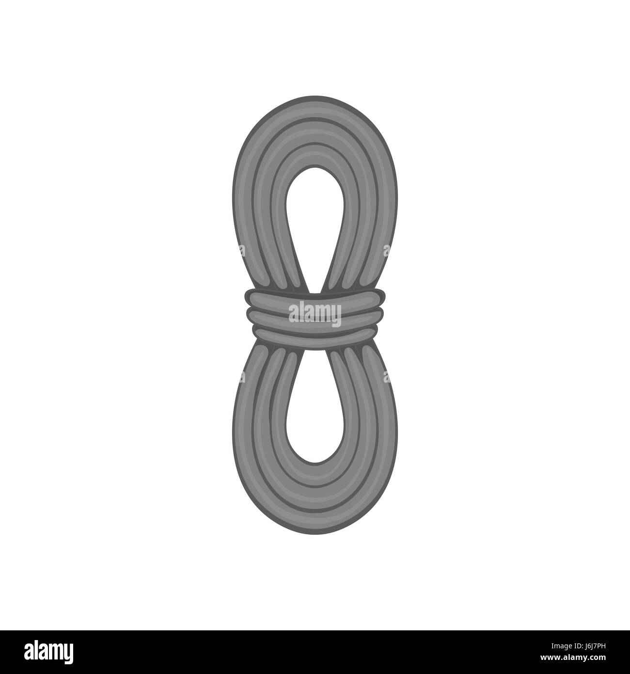 Rope icon, black monochrome style Stock Vector Image & Art - Alamy