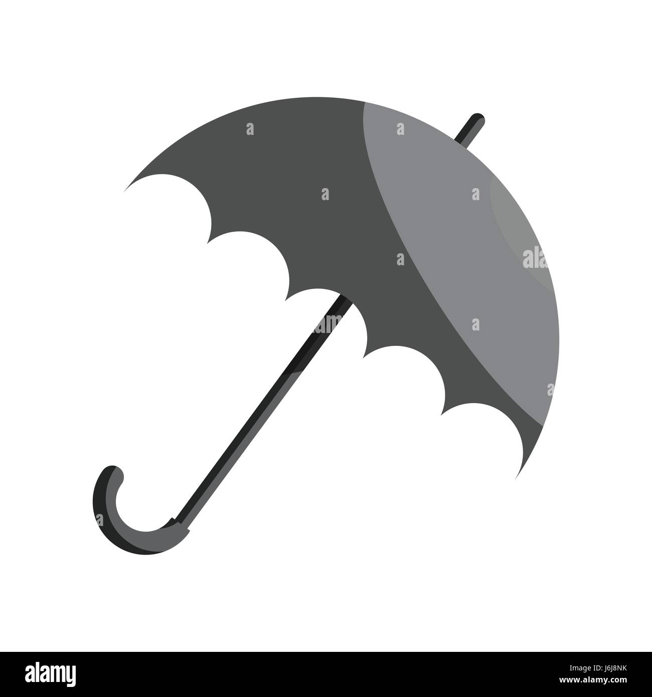 Umbrella icon, black monochrome style Stock Vector Image & Art - Alamy
