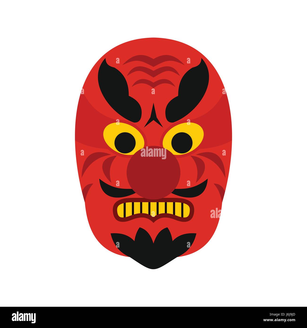 Pink Blue Ogre Troll Face Traditional Japanese Folklore Demon Theatre  Culture Halloween Horror Mask Stock Photo - Download Image Now - iStock