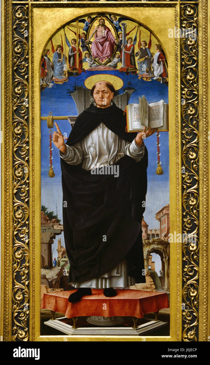Saint vincent ferrer 1473 5 francesco del coss hi-res stock photography