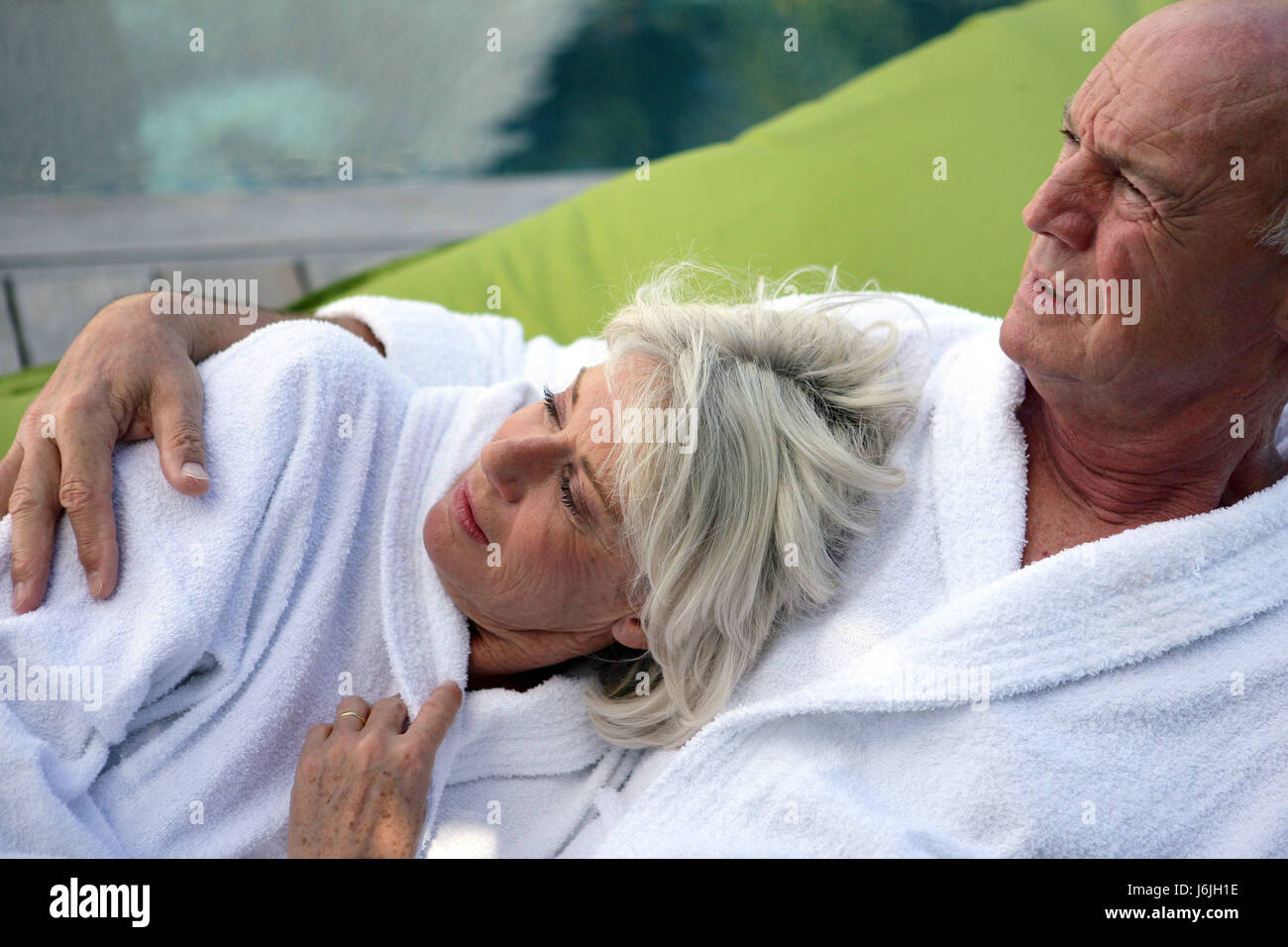profile tenderness bathrobe seniors senior citizens the elderly elderly