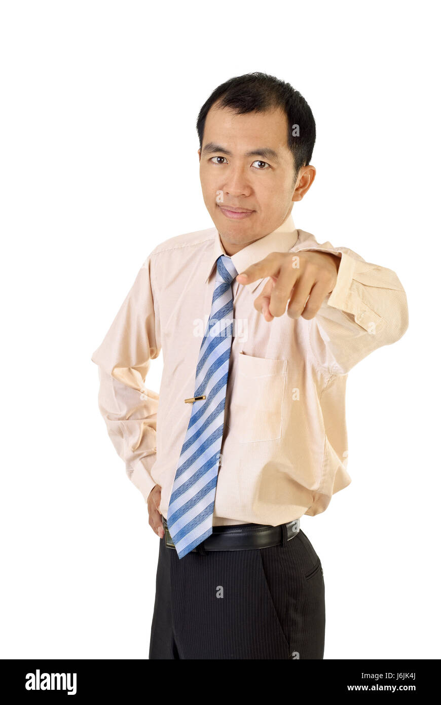 point asian business businessman portrait man mature happy smile single ...