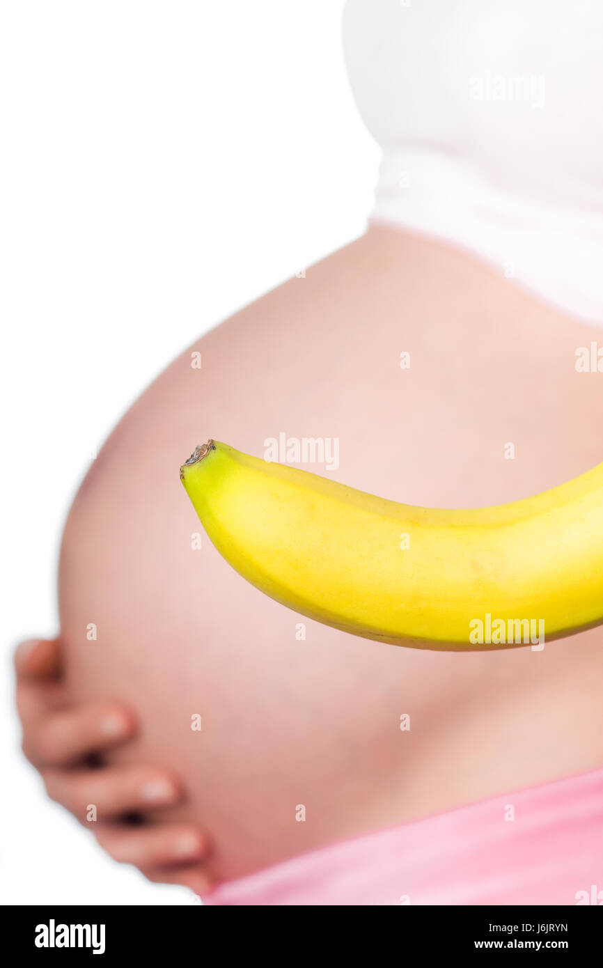 woman fruit banana baby belly familiy family girl girls healthy