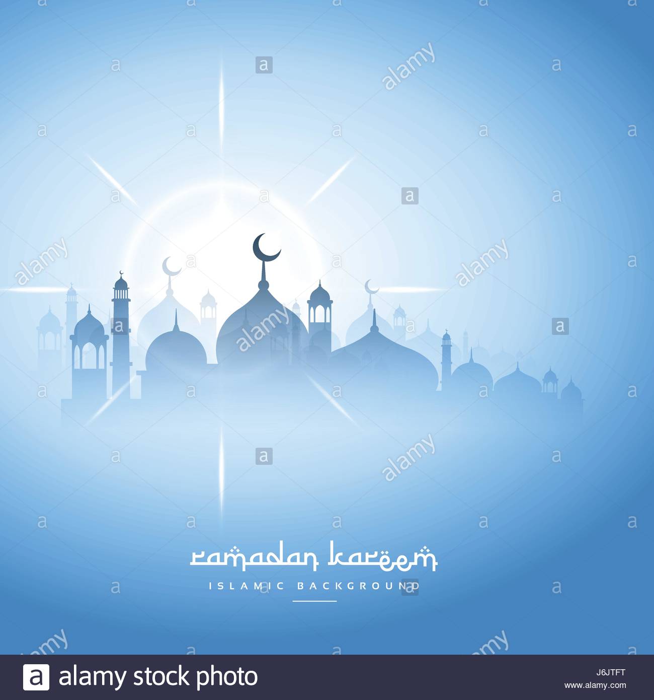Blue Mosque Stock Vector Images Alamy