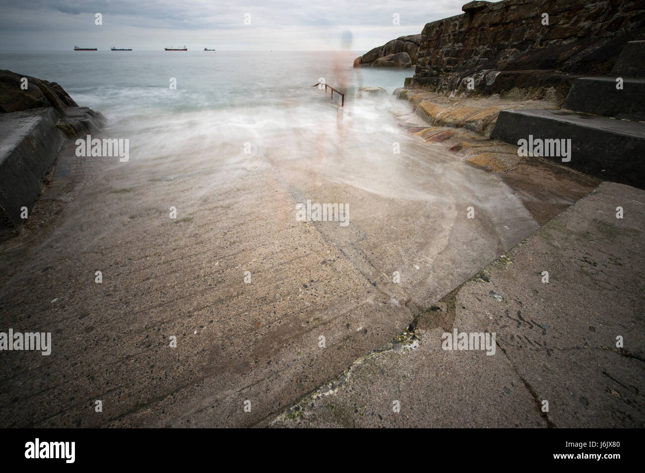 Forty Foot swimming club, Dublin Stock Photo Alamy