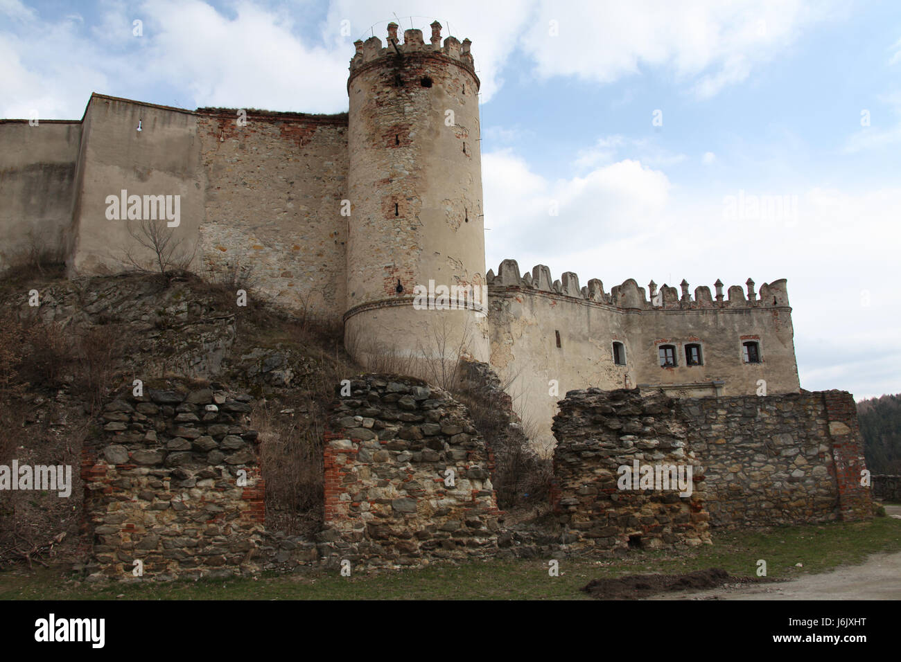 czech republic - kunstat - castle boskovick Stock Photo
