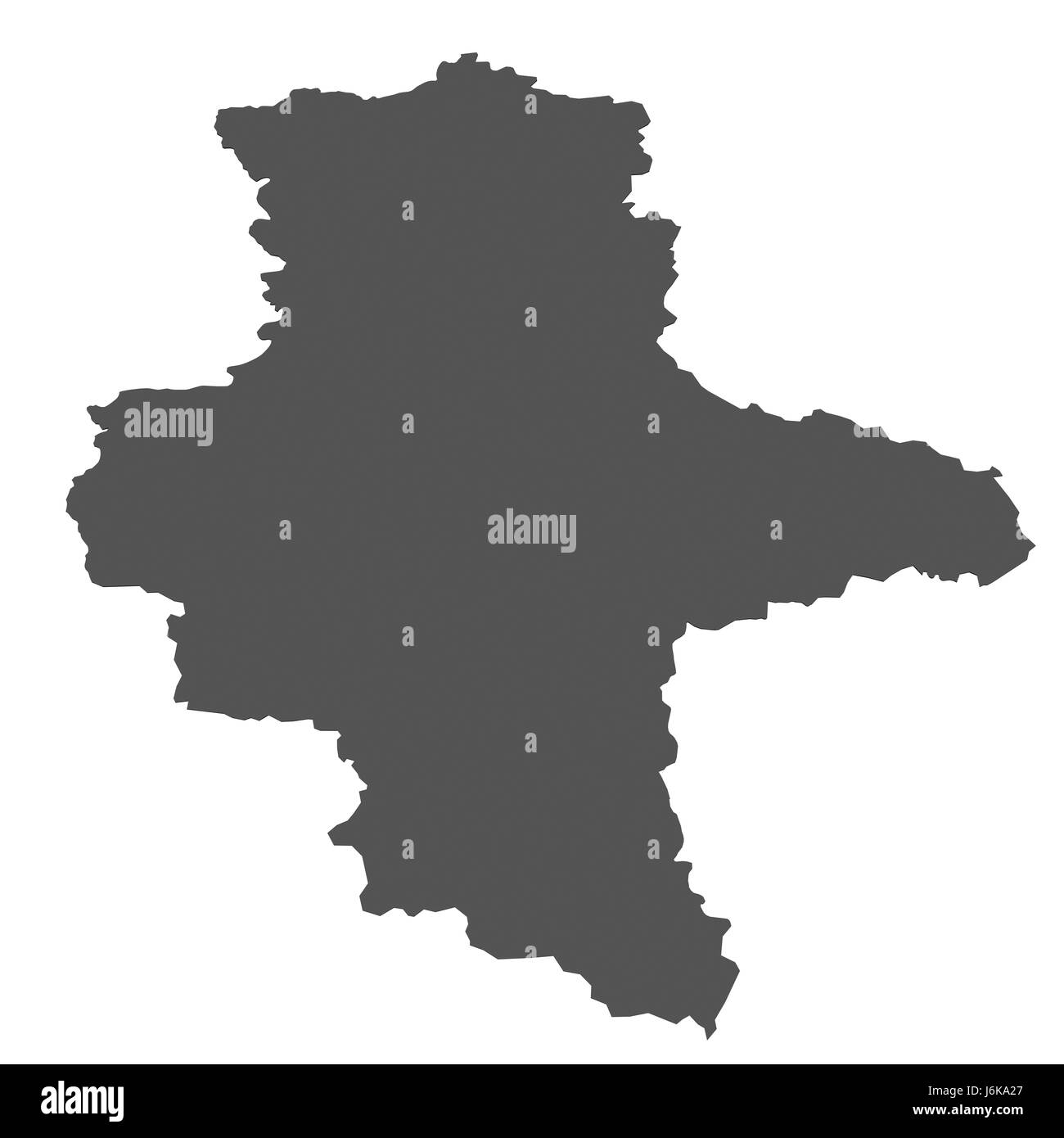 map of saxony anhalt - optional Stock Photo - Alamy