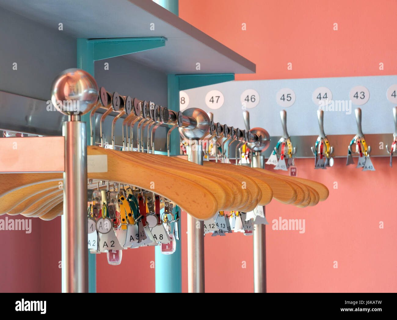Clothes Rack Macro Room rack with labels hi-res stock photography and images - Alamy