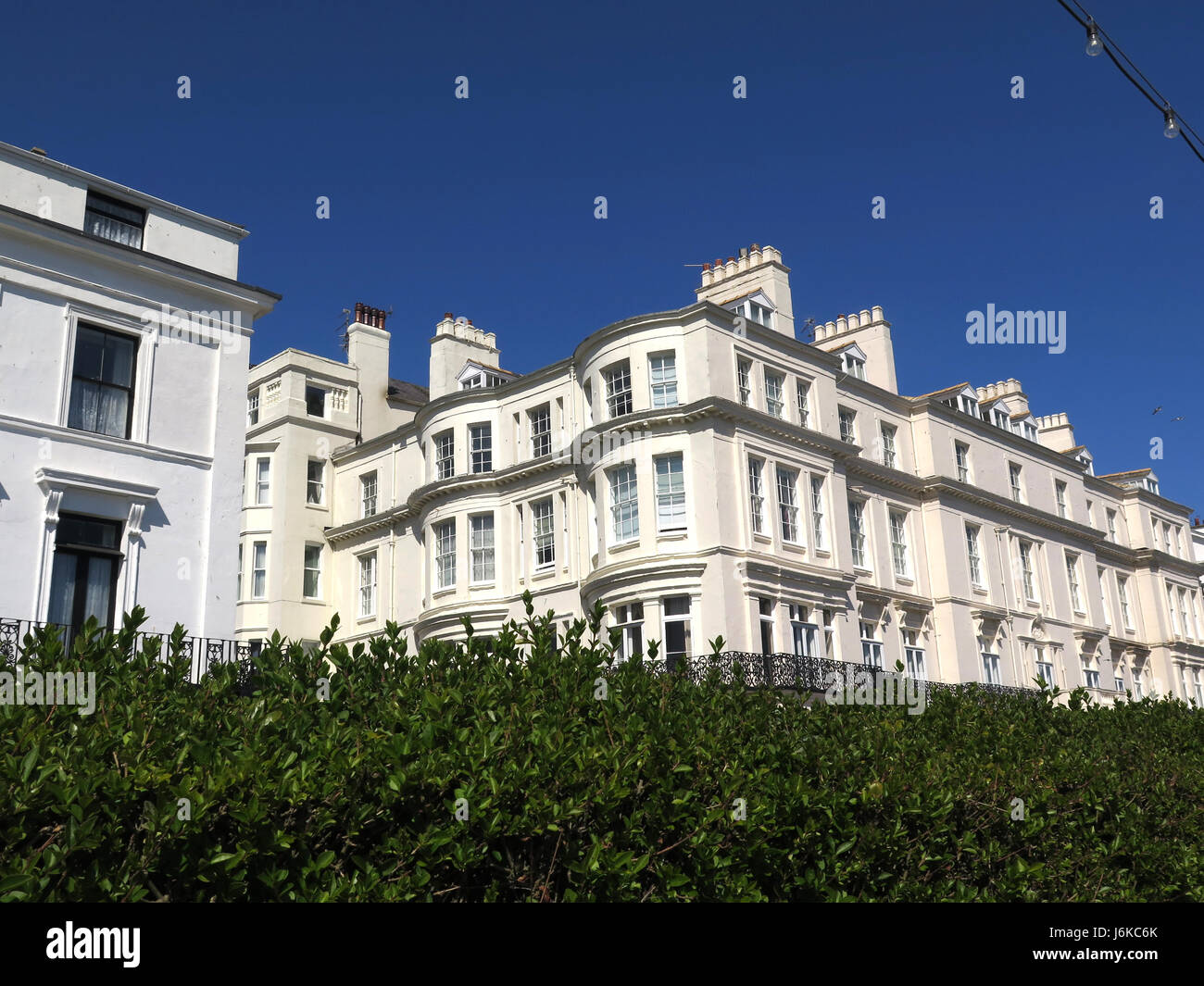 Houses on The Crescent Filey Stock Photo Alamy