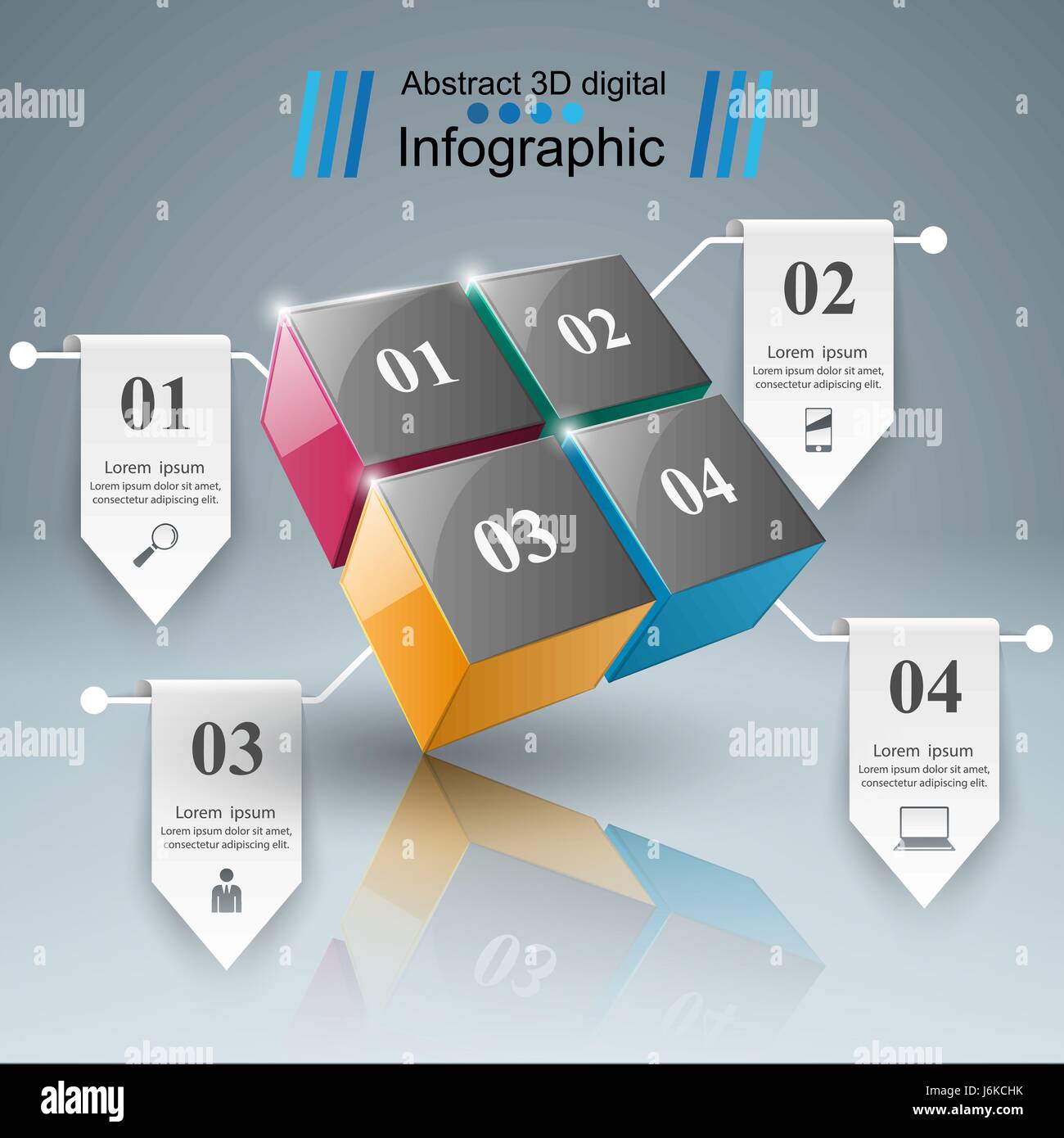 Origami Inforgraphics Business Infographics origami style Vector illustration Stock Vector ...