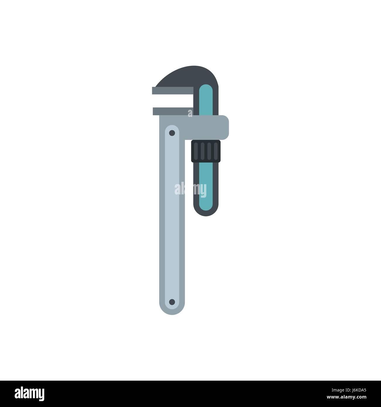 Pipe wrench icon, flat style Stock Vector Image & Art - Alamy