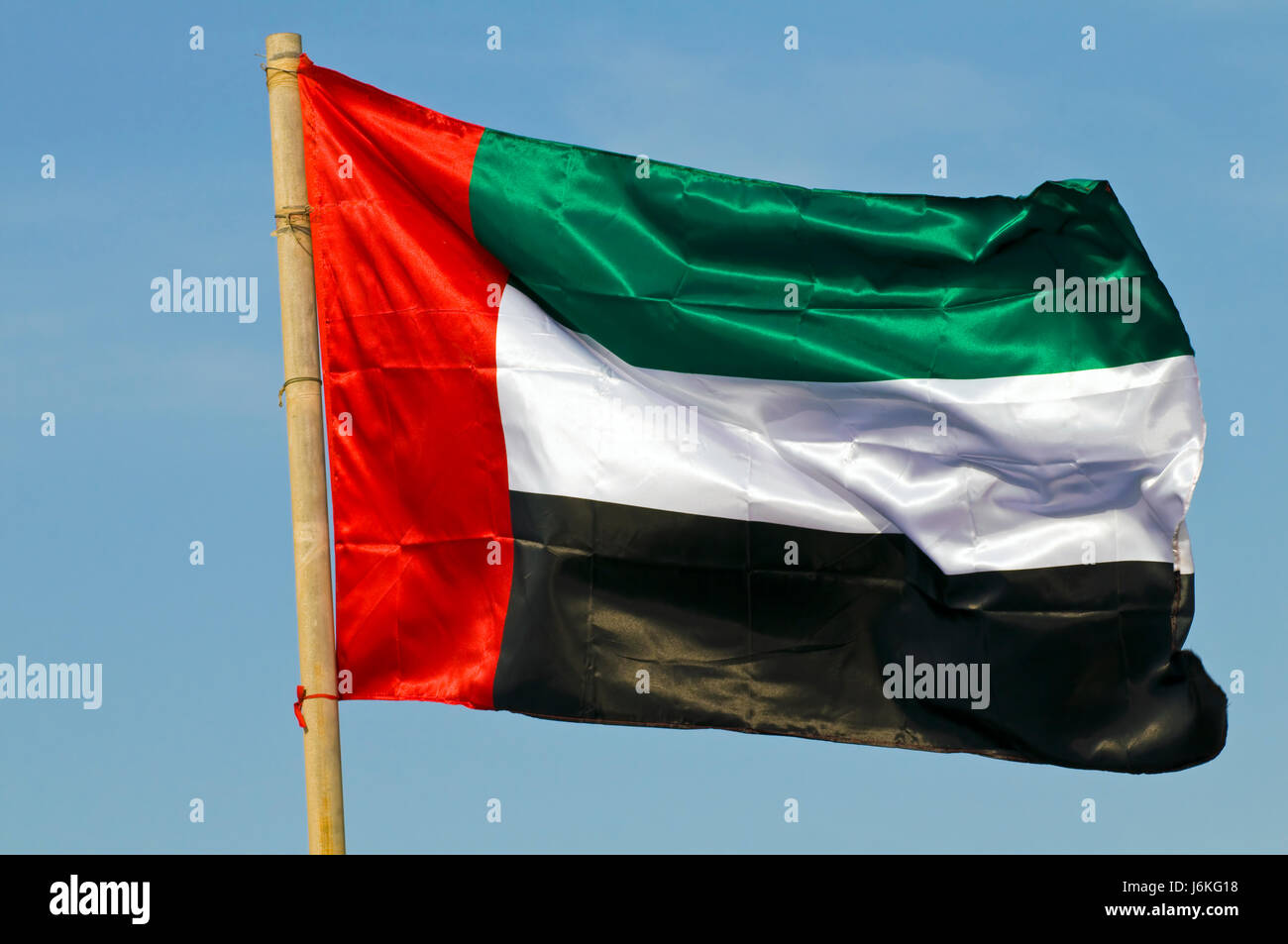 flag arab emirates Stock Photo