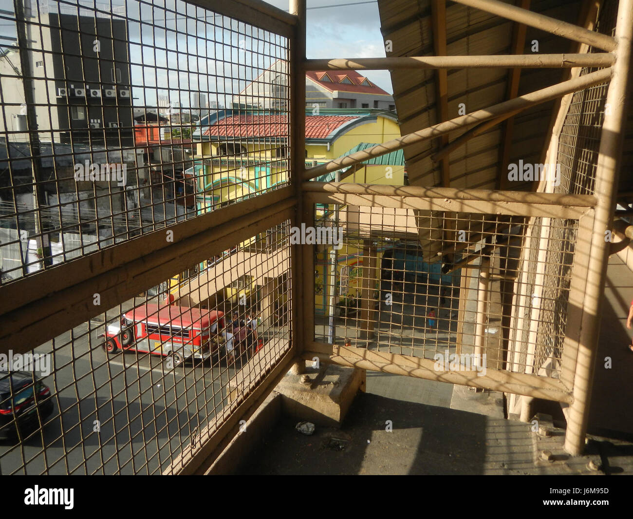 0866JfC. Jose Footbridge EDSA Malibay Barangays Pasay City  06 Stock Photo