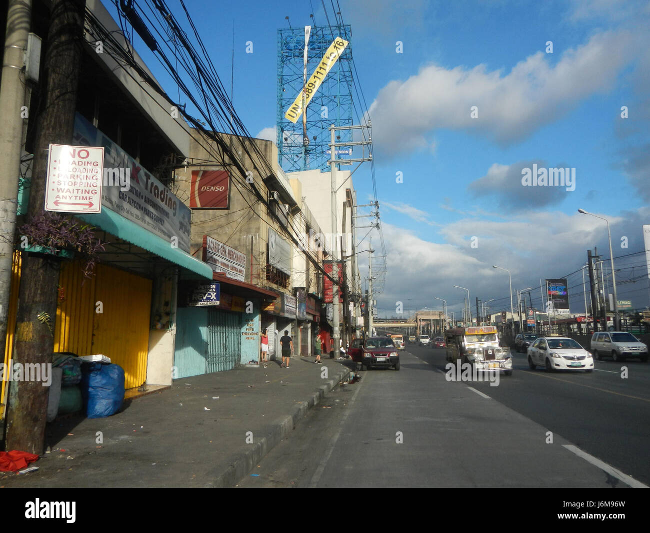 0901JfC. Jose Footbridge EDSA Malibay Barangays Cabrera Pasay City  14 Stock Photo