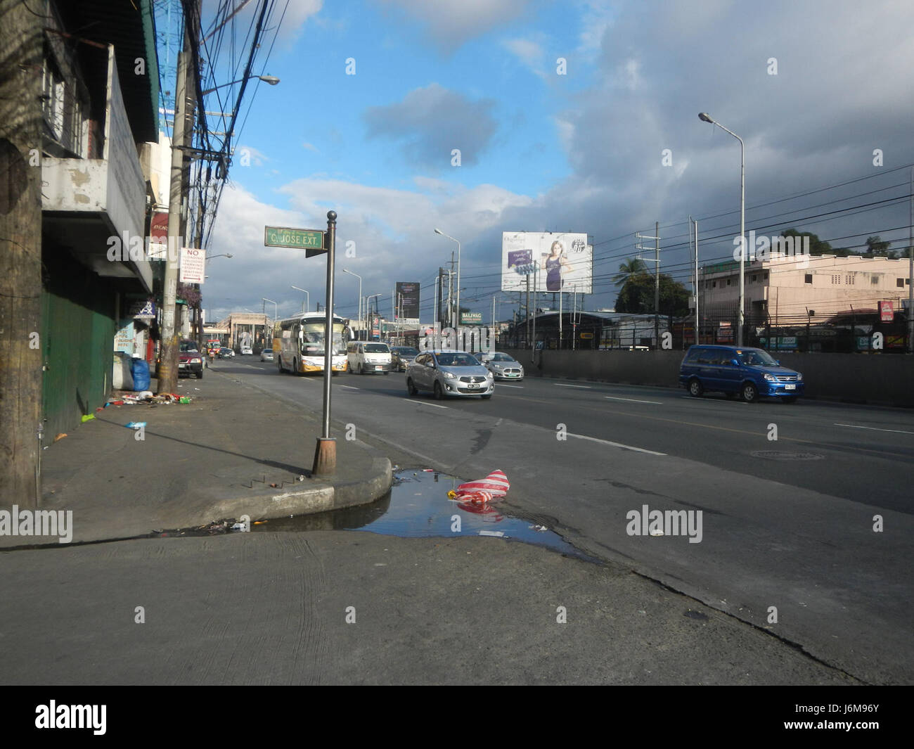 0901JfC. Jose Footbridge EDSA Malibay Barangays Cabrera Pasay City  15 Stock Photo