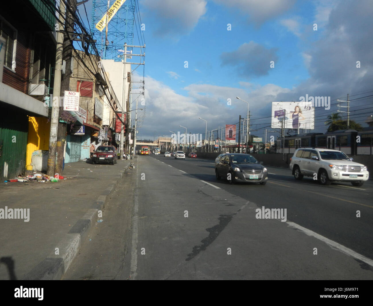 0901JfC. Jose Footbridge EDSA Malibay Barangays Cabrera Pasay City  17 Stock Photo