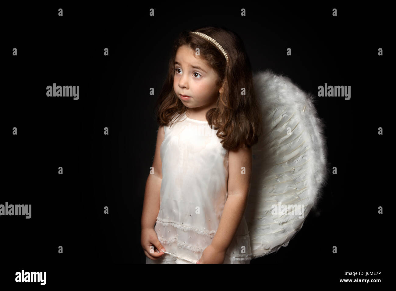 Black girl angel hi-res stock photography and images - Alamy, image size:1300x956