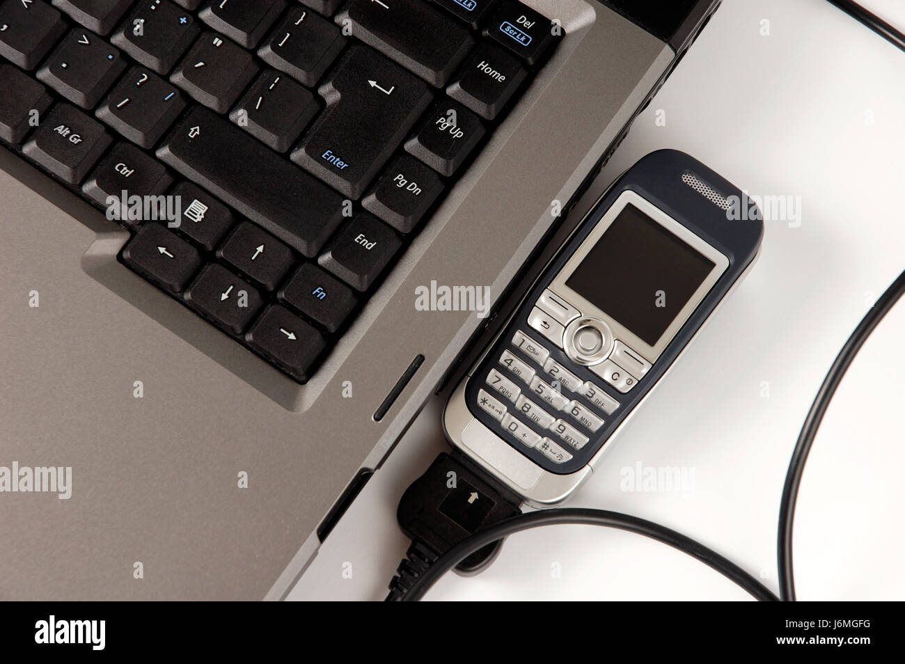 telephone phone laptop notebook computers computer cellphone mobile mobile Stock Photo Alamy