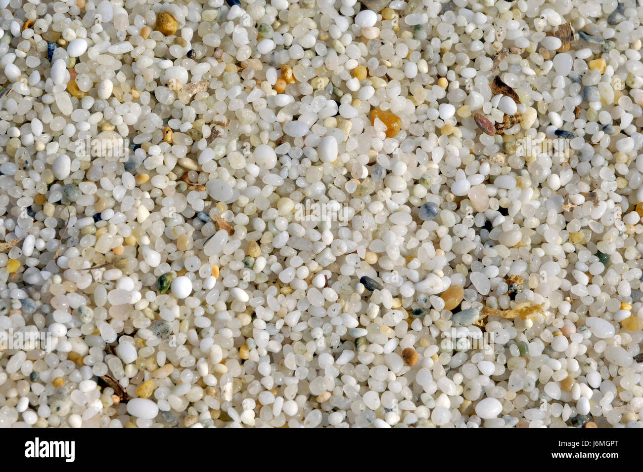 Quartz sand, Is Aruttas, Cabras, Sinis, Provincia di Oristano, Oristanese, Sardinia, Italy Stock Photo