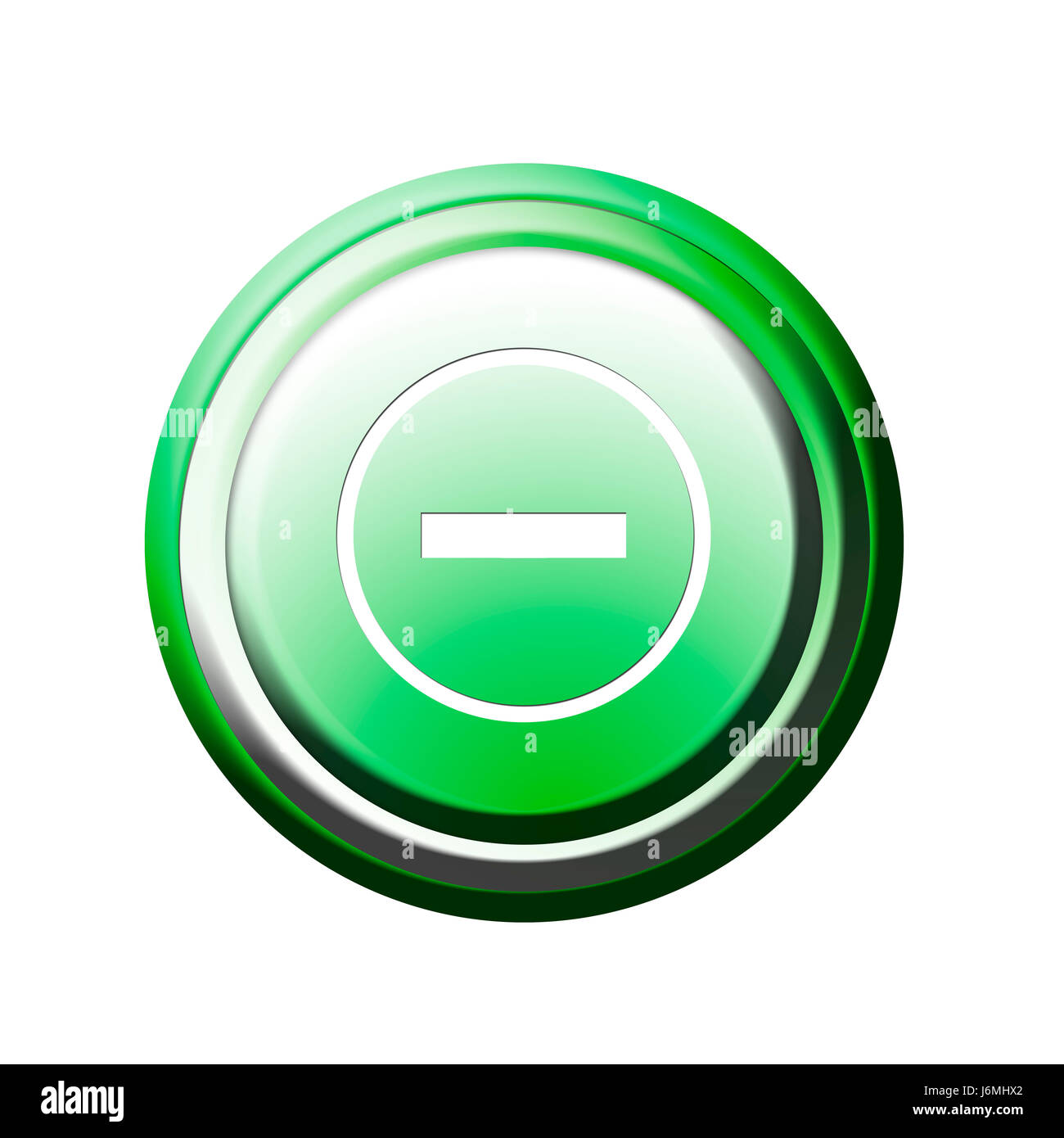 button minus smaller negative subtract isolated optional symbolic graphic Stock Photo