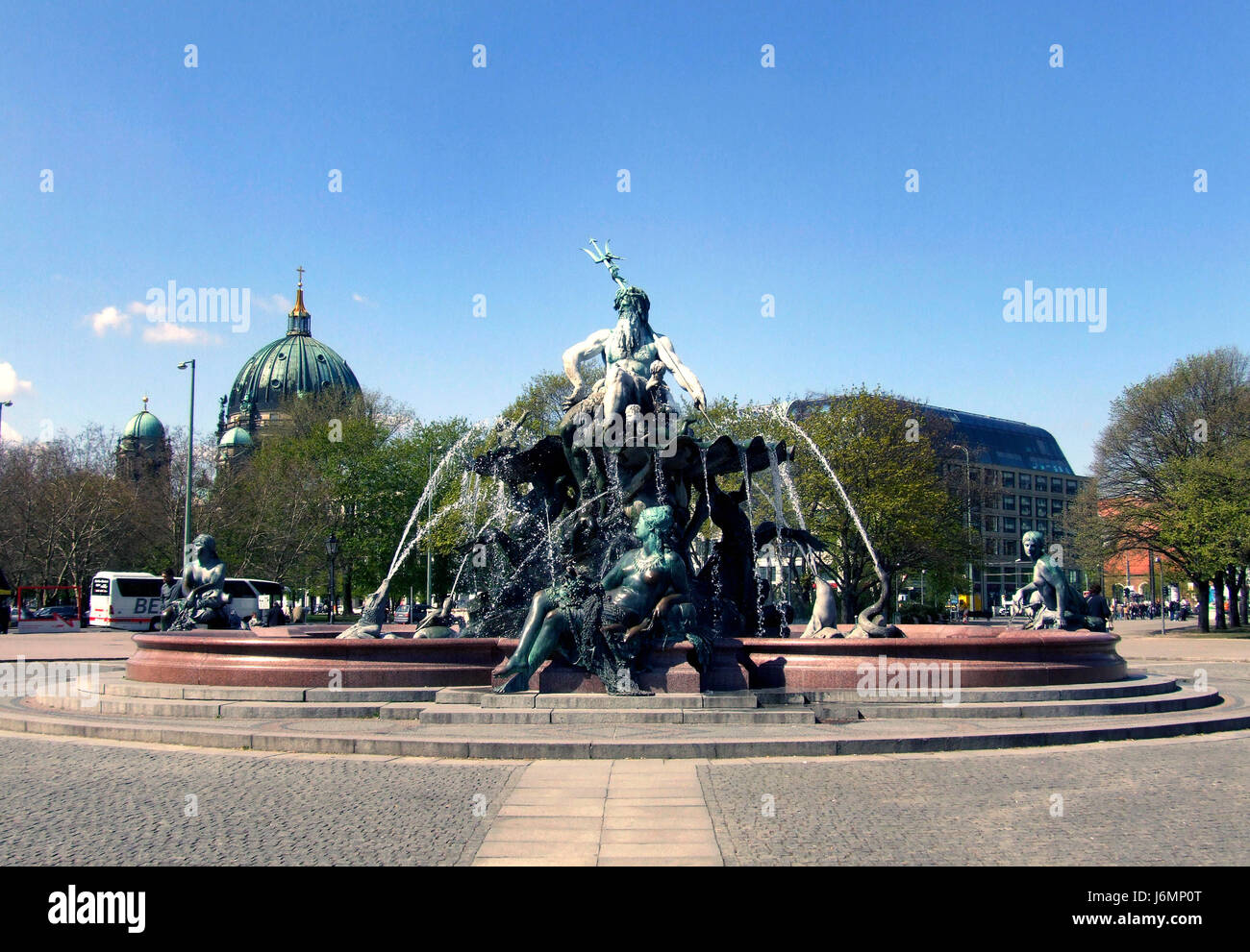 neptune fountain in alexanderplatz,germany,berlin Stock Photo Alamy