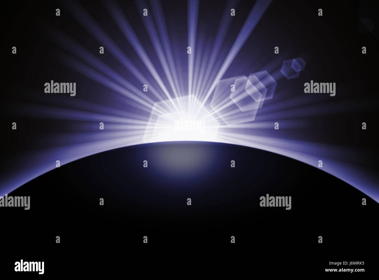 sunset sunrise atmosphere abstract globe planet earth world astronomy ...